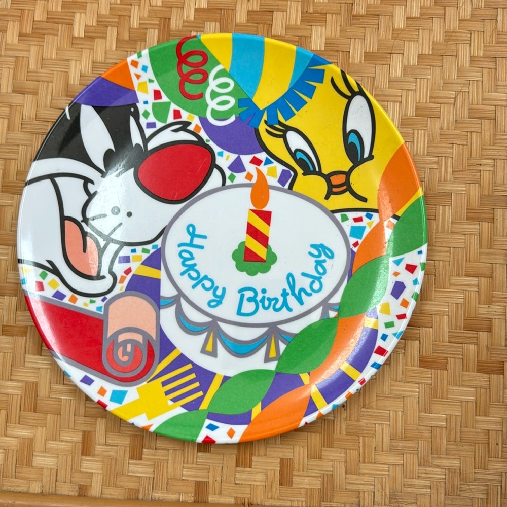 Happy Birthday plate